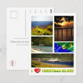 Kersteiland - Ik hou van - Briefkaart (Voorkant / Achterkant)