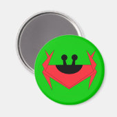 Kersteiland krab (groen) magneet (Voorkant / Achterkant)