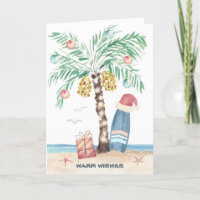 Kersteiland Palm Surf Santa Tropical Beach
