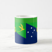 Kersteiland Vlag Keramische Koffie Mok (Center)