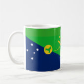 Kersteiland Vlag Keramische Koffie Mok (Links)