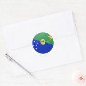 Kersteilandkwaliteitslabel Ronde Sticker (Envelop)
