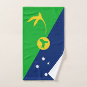 Kersteilandvlag Bad Handdoek (Handdoek)