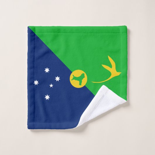 Kersteilandvlag Bad Handdoek (Wasdoekje)