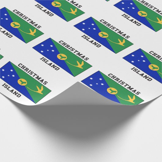 Kersteilandvlag Cadeaupapier (Hoek)