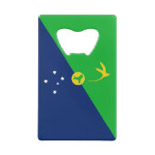 Kersteilandvlag Creditkaart Flessenopener (Achterkant)