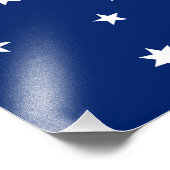 Kersteilandvlag Foto Afdruk (Hoek)