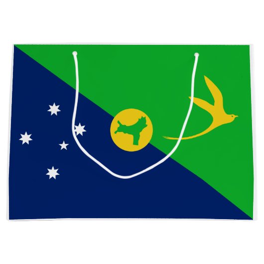 Kersteilandvlag Groot Cadeauzakje (Voorkant)