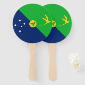 Kersteilandvlag Handwaaier (Voorkant en achterkant)