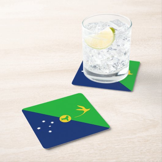 Kersteilandvlag Kartonnen Onderzetters (Insitu)