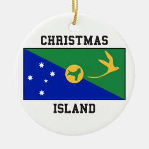 Kersteilandvlag Keramisch Ornament