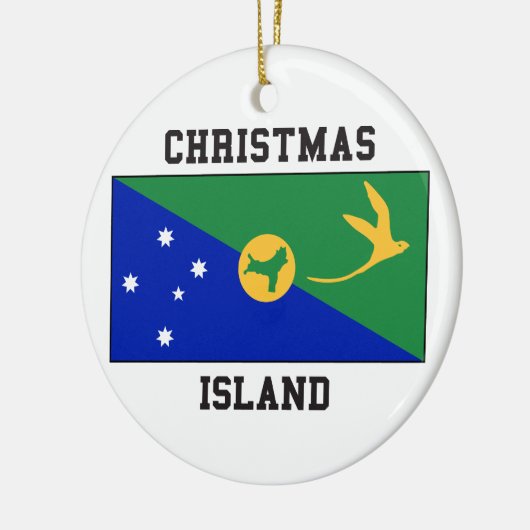 Kersteilandvlag Keramisch Ornament (Links)