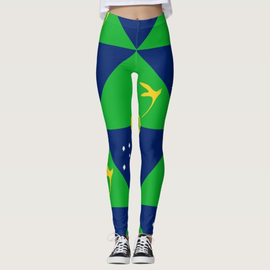 Kersteilandvlag Leggings (Voorkant)