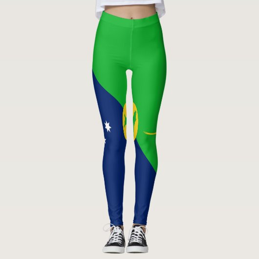 Kersteilandvlag Leggings (Voorkant)