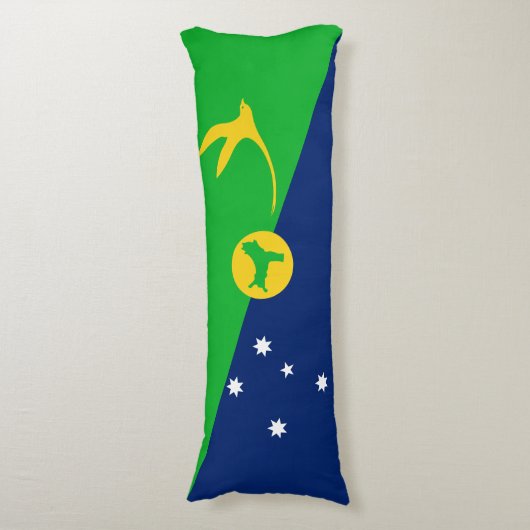 Kersteilandvlag Lichaamskussen (Voorkant Verticaal)