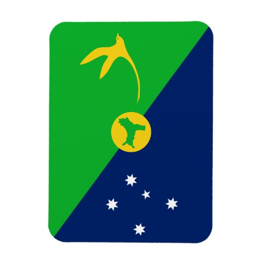 Kersteilandvlag Magneet (Verticaal)