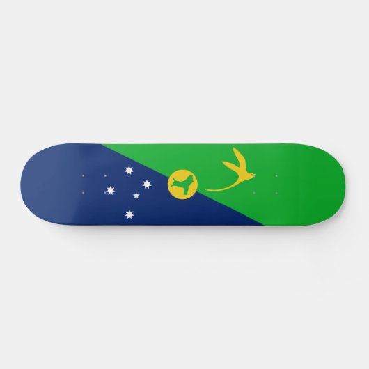 Kersteilandvlag Persoonlijk Skateboard (Horizontaal)