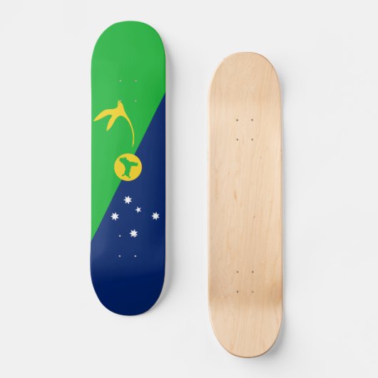 Kersteilandvlag Persoonlijk Skateboard (Voorkant)