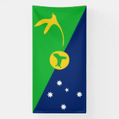 Kersteilandvlag Spandoek (Verticaal)