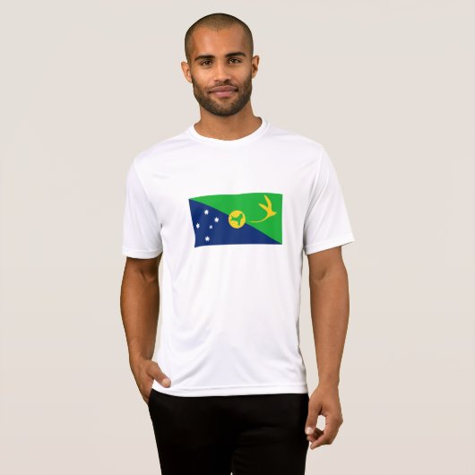 Kersteilandvlag T-shirt (Voorkant volledig)