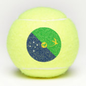 Kersteilandvlag Tennisballen (Voorkant)