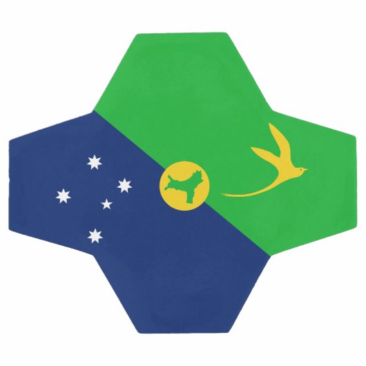 Kersteilandvlag Voetbal (Enkel)