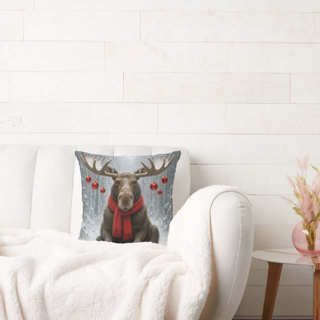 Kersteland Met Kerstversiering Kussen (Bank)
