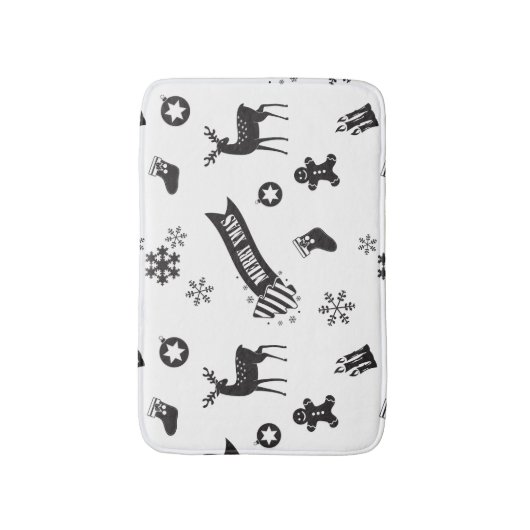 kerstelementen badmat (Voorkant Verticaal)