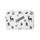 kerstelementen badmat (Voorkant)