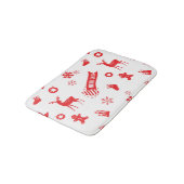 kerstelementen badmat (Gekanteld)