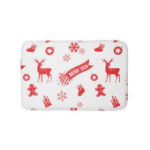 kerstelementen badmat (Voorkant)