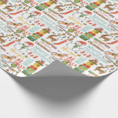 kerstelementen en typografie cadeaupapier (Hoek)