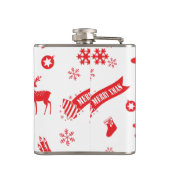 kerstelementen heupfles (Achterkant)