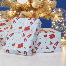 Kerstelementen — kerstpapier — Verpakkingspapier Cadeaupapier