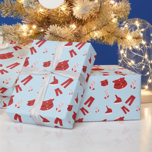 Kerstelementen — kerstpapier — Verpakkingspapier Cadeaupapier (Feestdagen)