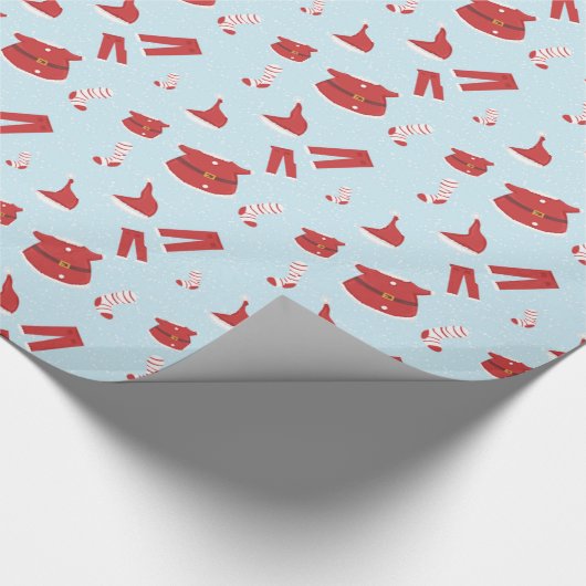 Kerstelementen — kerstpapier — Verpakkingspapier Cadeaupapier (Hoek)