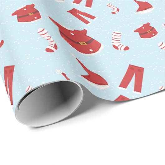 Kerstelementen — kerstpapier — Verpakkingspapier Cadeaupapier (Rol Hoek)