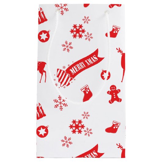 kerstelementen klein cadeauzakje (Voorkant)