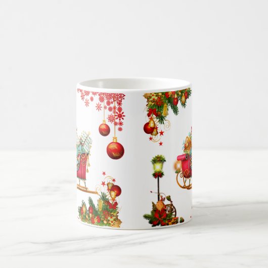 kerstelementen koffiemok (Center)