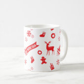 kerstelementen koffiemok (Voorkant rechts)