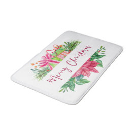 Kerstelementen Merry kerst Badmat