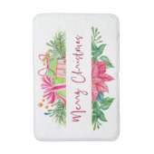 Kerstelementen Merry kerst Badmat (Voorkant Verticaal)