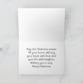 Kerstelementen Merry kerst Feestdagen Kaart (Binnen)