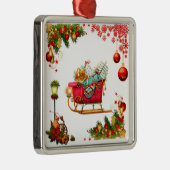 kerstelementen metalen ornament (Rechts)