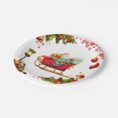 kerstelementen papieren bordje (Gekanteld)