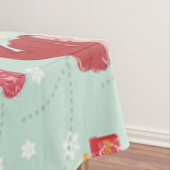 Kerstelementen rendierelven tafelkleed (Voorbeeld)