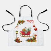 kerstelementen schort (Voorkant)