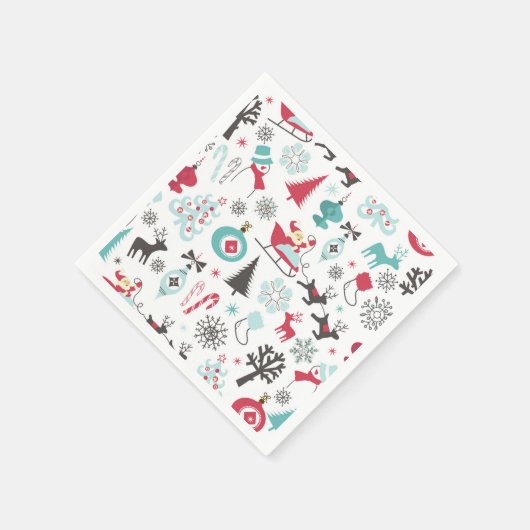 kerstelementen servet (Hoek)