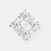 Kerstelementen Snowman Paper Napkins Servet (Hoek)