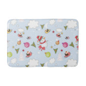 Kerstelementen Snowman Pattern Bathroom Mat (Voorkant)